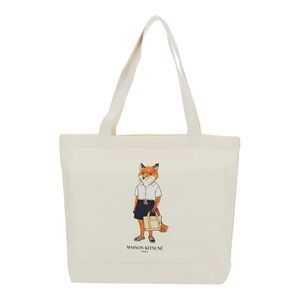 Maison Kitsune Men Dressed Fox Tote